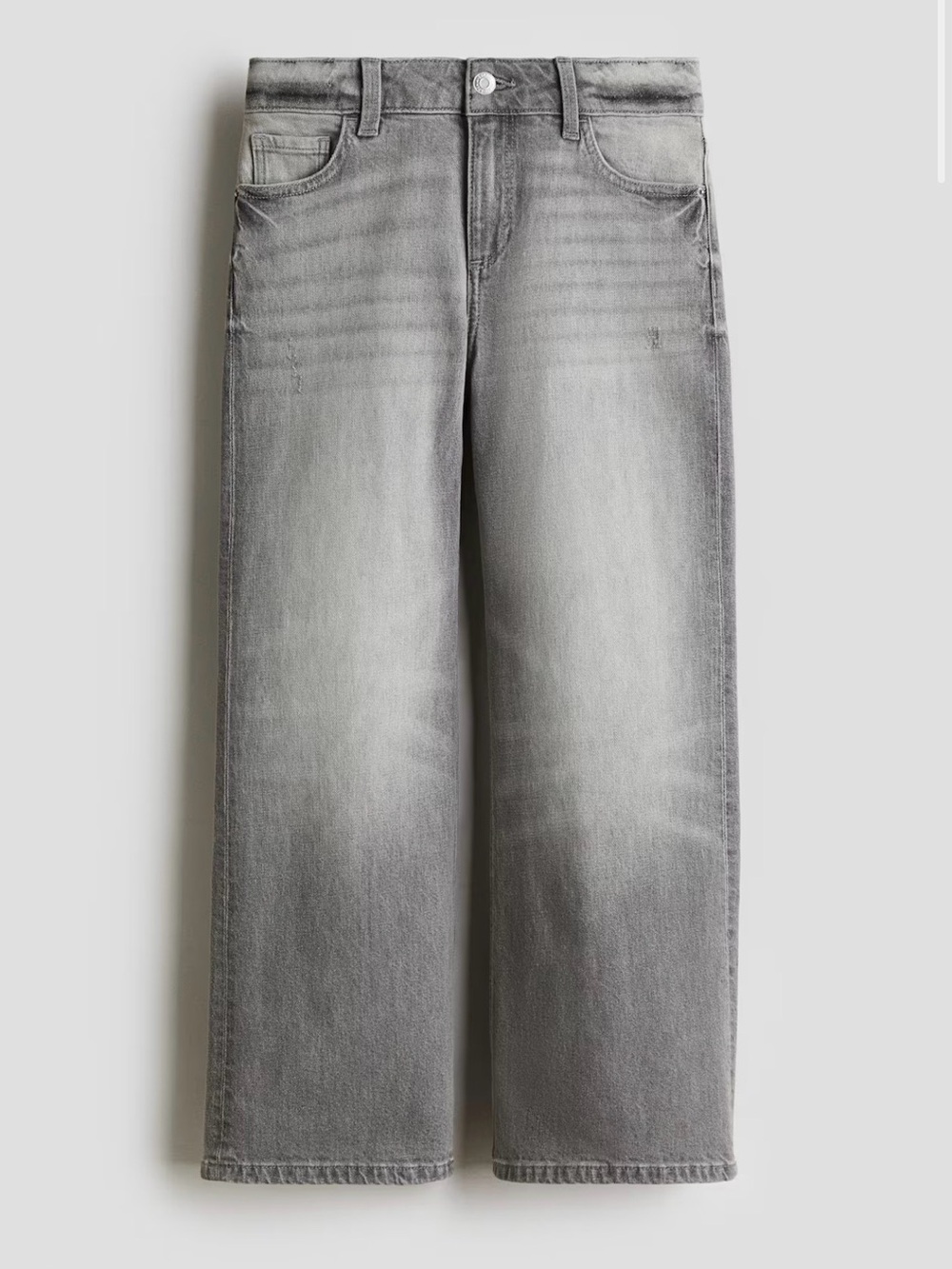 H&M Kids - Baggy Bootcut Jeans — Grey